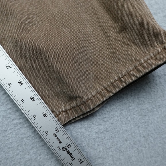 Dickies Relaxed Fit Carpenter Pants Mens 33x32 Brown Cotton Canvas Utility Work - Picture 9 of 9